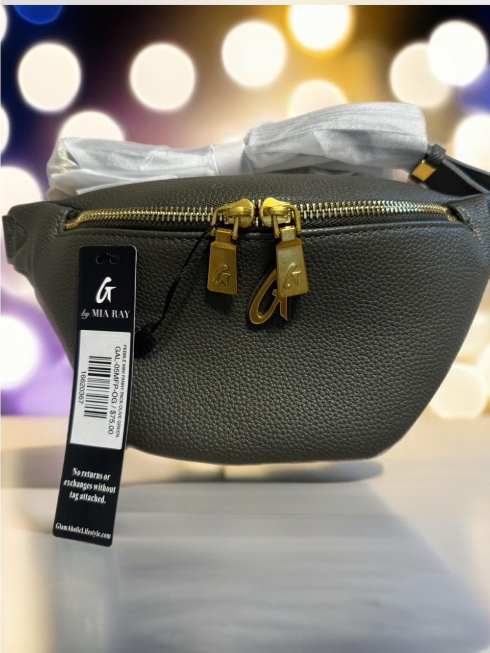 ✨ New With Tags – G by Mia Ray Pebble Mini Fanny Pack